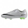 Nike Mercurial Veloce FG Junior (Metallic Platinum/Electric Green)