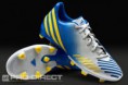 adidas Predator LZ TRX FG miCoach compatible (White/Prime Blue/Vivid Yellow)